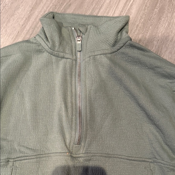 Danskin Sage Green Quarter-Zip Pullover - Picture 2 of 5